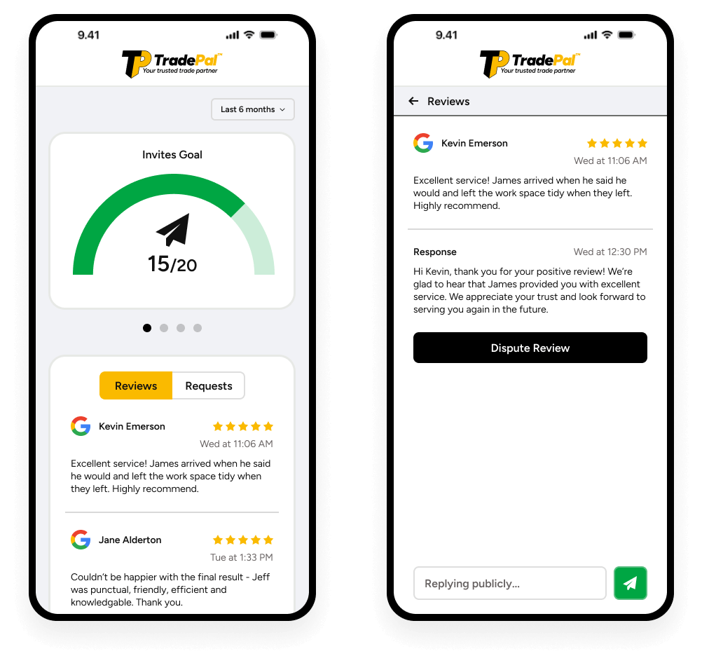 Reputation and Automation tools on mobile phones