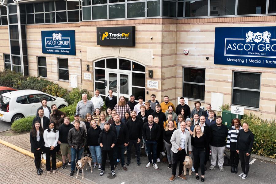 image of tradepal team outside office